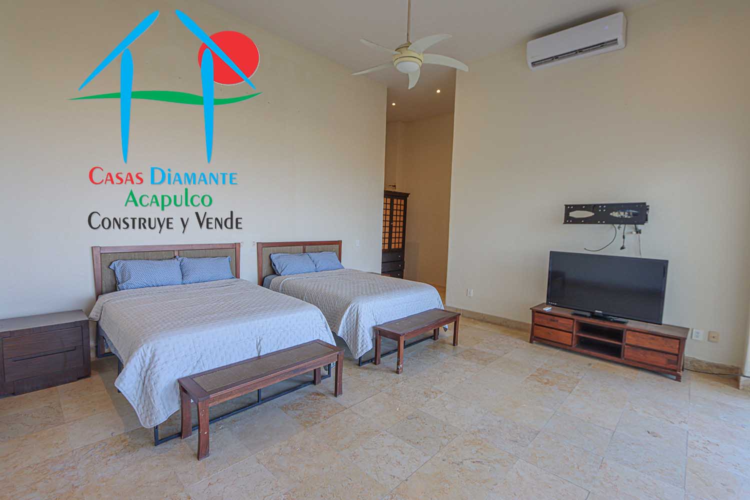 Real Diamante Villas del Sol Villa Ticul - Recámara cuatro 1